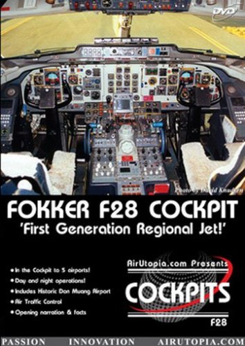 Fokker F28 Cockpit - First Generation Regional Jet! Films