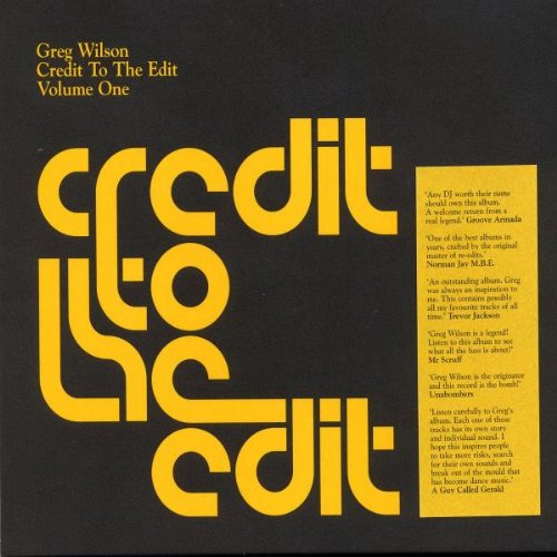 Credit to the Edit Vol.1 cd