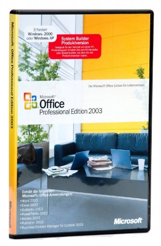 SB/MS OfficePro 2003+SP2 CD W32 1pk, incl. Word, Excel, Outlook, PowerPoint, Publisher, Access Other software