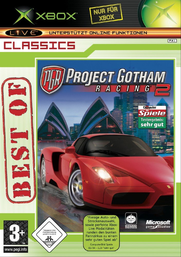 Project Gotham Racing 2 Older Consoles