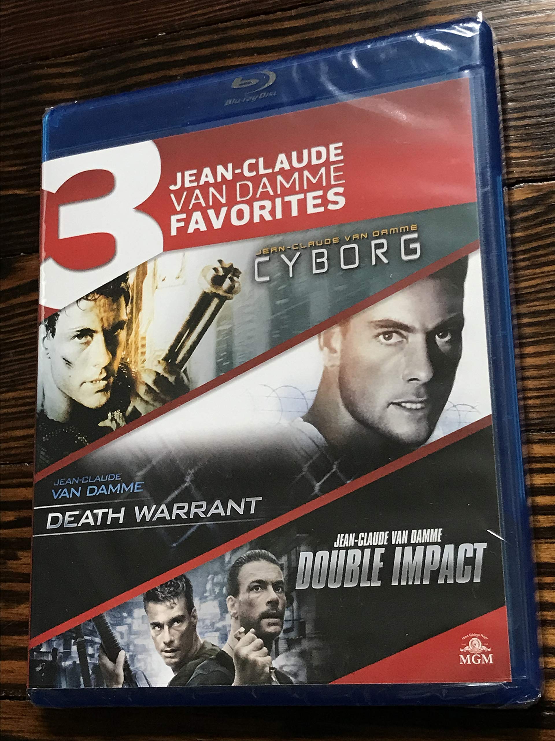 3 Jean-Claude Van Damme Favorites: Cyborg/Death Warrant/Double Impact Movies