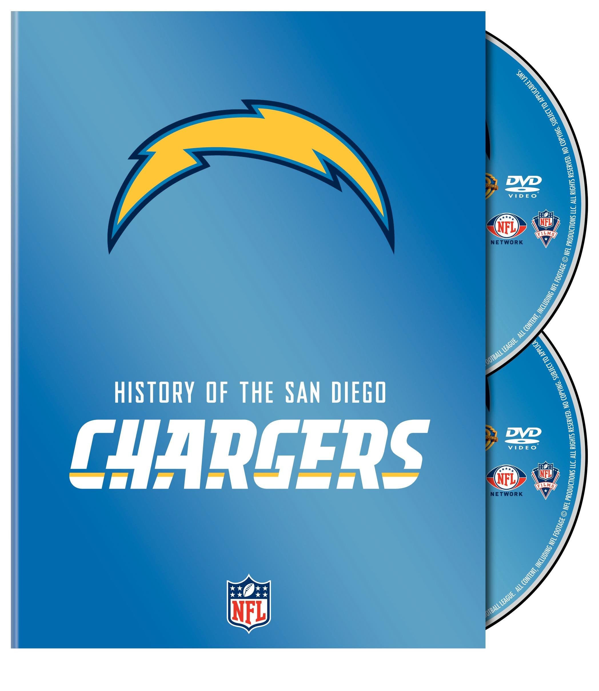 NFL History of The San Diego Chargers dvd