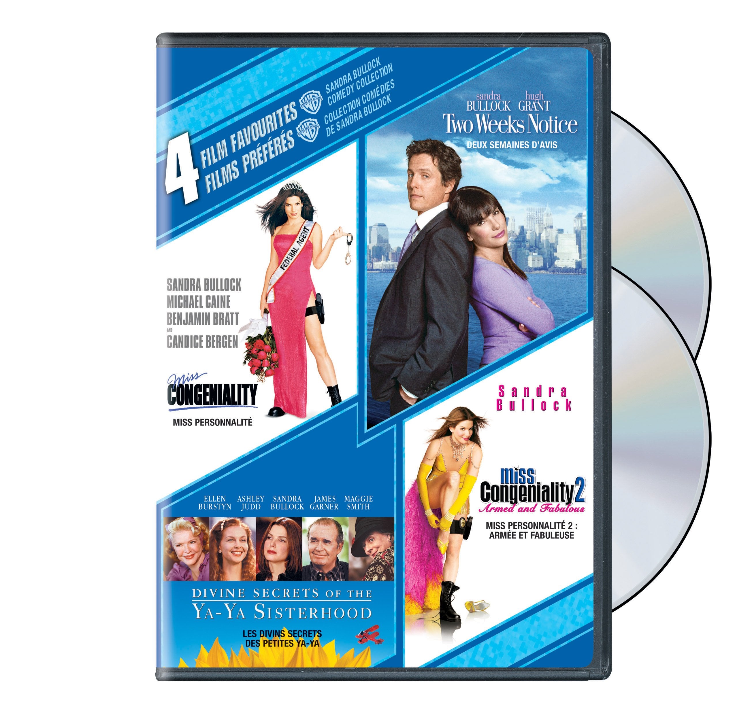Sandra Bullock Comedy Collection (Two Weeks' Notice / Miss Congeniality / Miss Congeniality 2 / Divine Secrets of the Ya-Ya Sisterhood) Movies