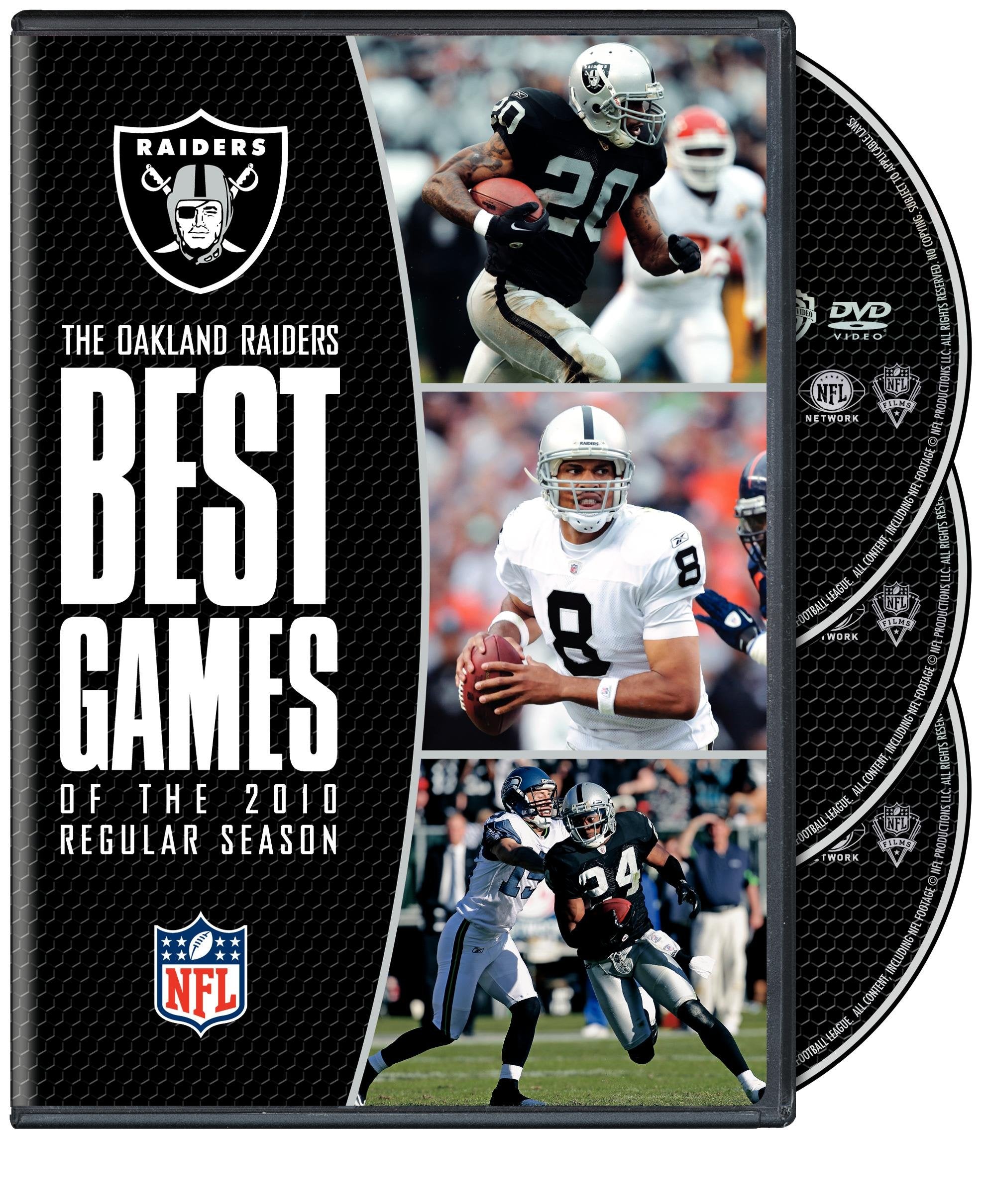NFL Oakland Raiders: Best Games of 2010 Season dvd