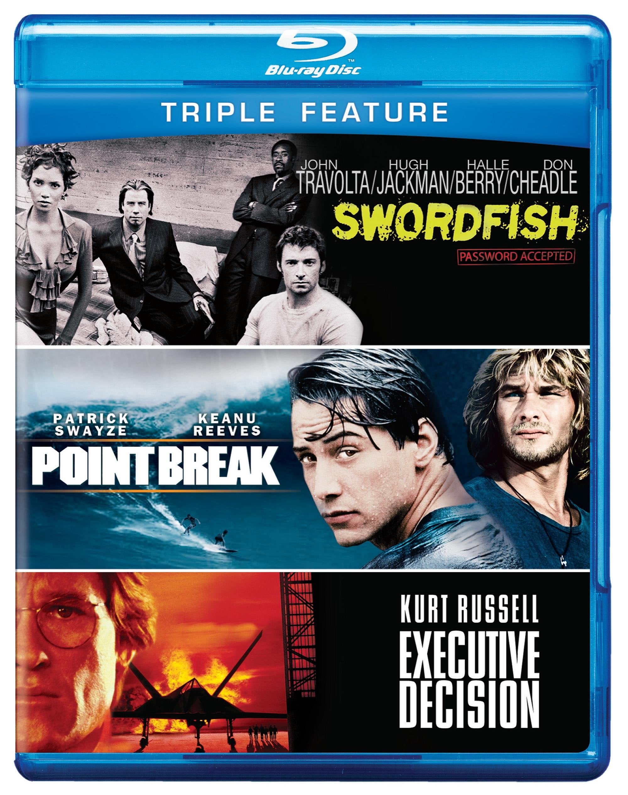Executive Decision / Point Break / Swordfish (Triple Feature) Films