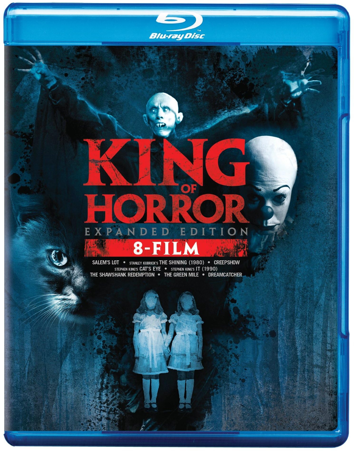 King of Horror Collection: Miasteczko Salem / The Shining / Creepshow / Cat's Eye / To / The Shawshank Redemption / The Green Mile / Dreamcatcher (Keine deutsche Version) Movies