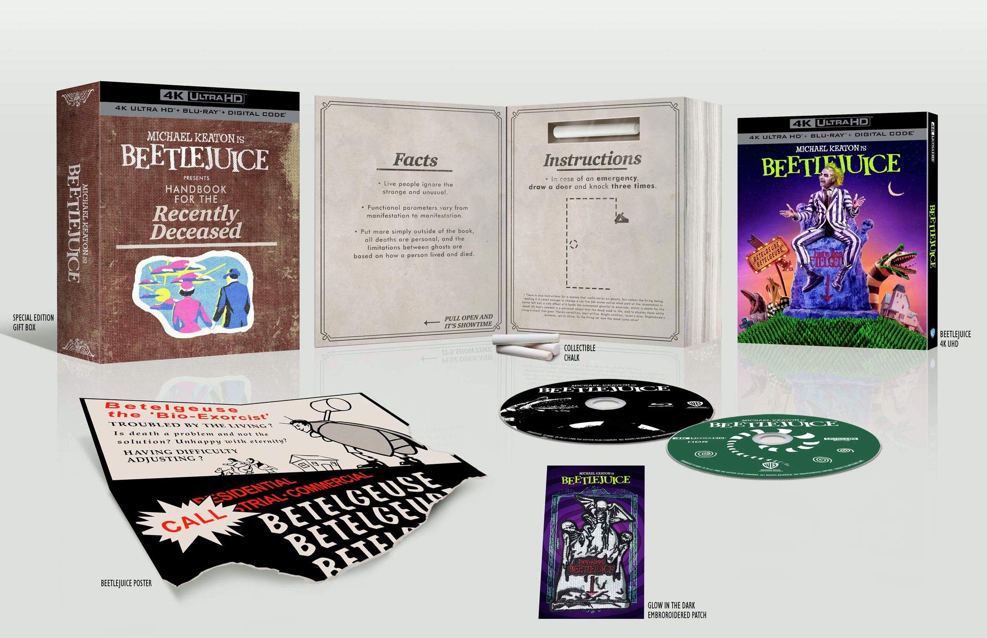 Beetlejuice Giftset (Amazon/4K Ultra HD + Blu-ray + Digital) Films