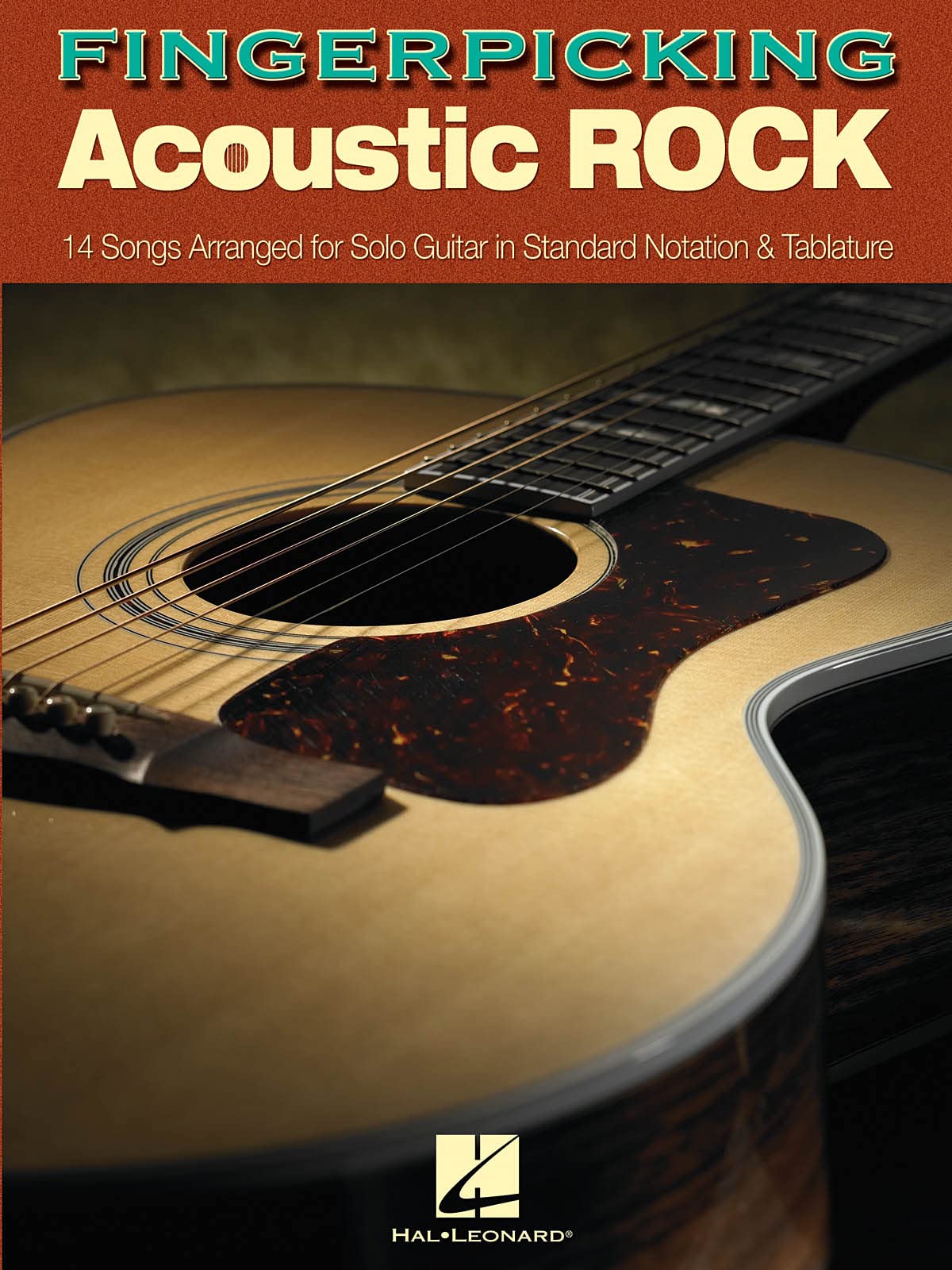 Fingerpicking Acoustic Rock Tab Book: Noten, Grifftabelle für Gesang, Gitarre, Gesang: 14 Songs Arranged for Solo Guitar in Standard Notation & Tab book
