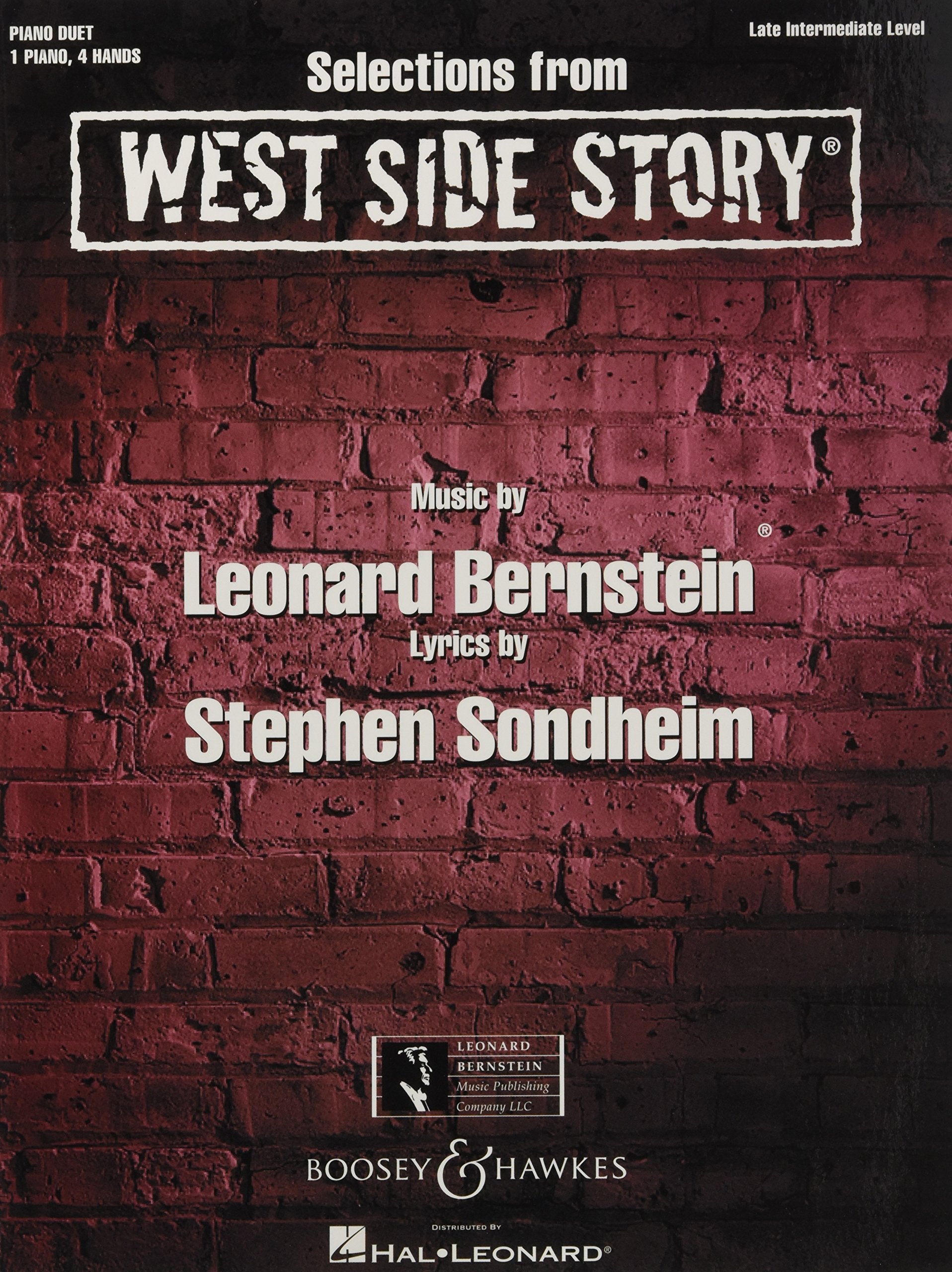 Selections from West Side Story: Klavier 4-händig. (One Piano Four Hands) Social Sciences