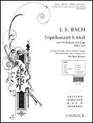 Triple Concerto B minor: after Prelude and Fugue BWV 544. flute, oboe d'amore, bassoon, strings and basso continuo. Partition et parties. book