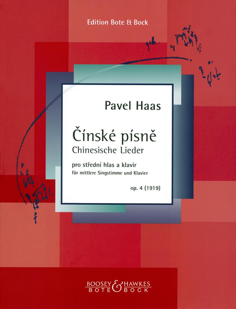 Chinesische Lieder: op. 4. mittlere Singstimme und Klavier. mittel. Sheet Music