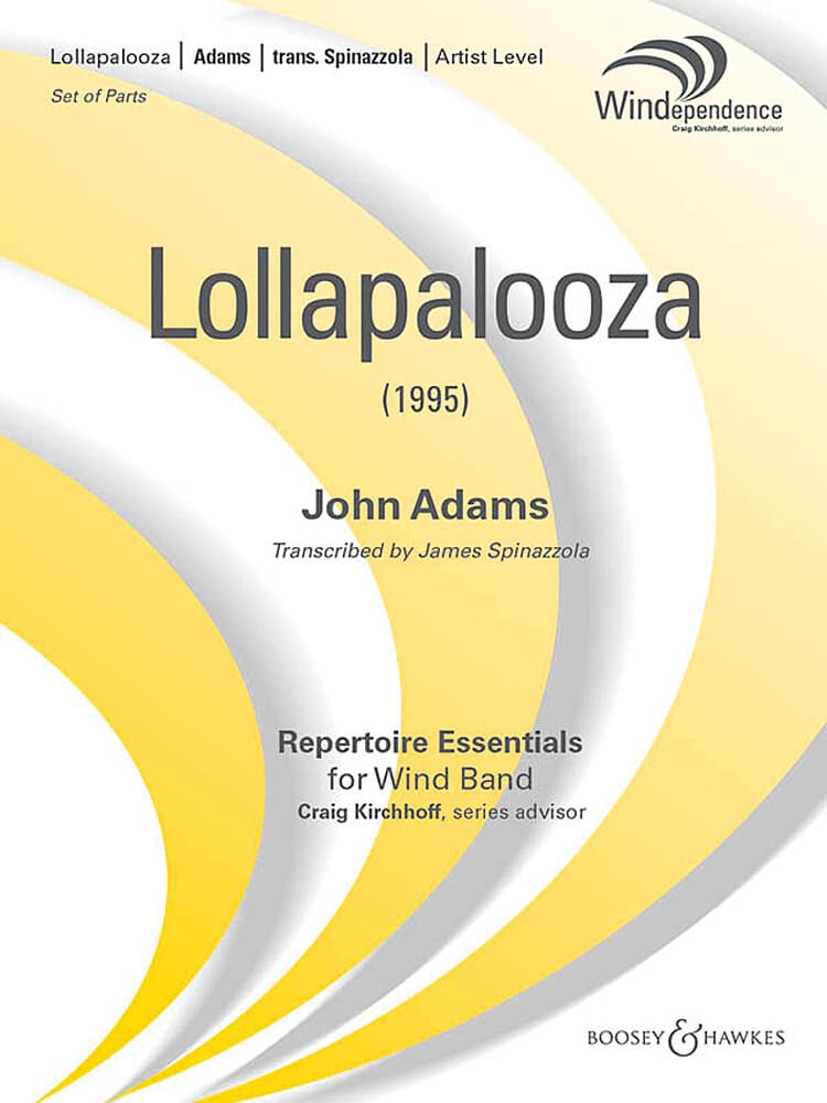 Lollapalooza: Blasorchester. Partitur und Stimmen. Sheet Music