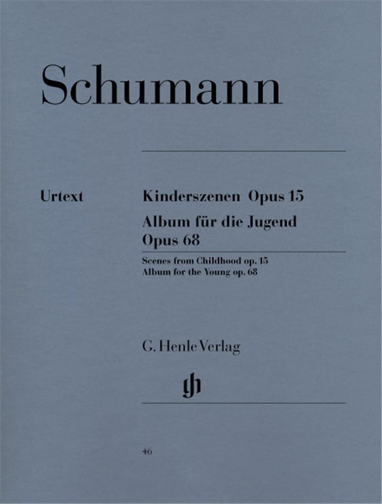 Kinderszenen op. 15 und Album für die Jugend op. 68. Klavier: Besetzung: Klavier zu zwei Händen (G. Henle Urtext-Ausgabe) Sheet Music