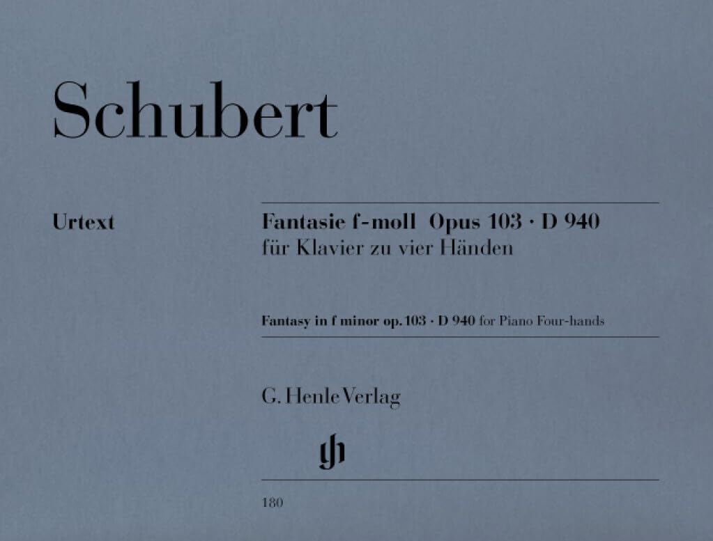 Fantaisie Op.103 D940 fa min. - Piano 4Ms book