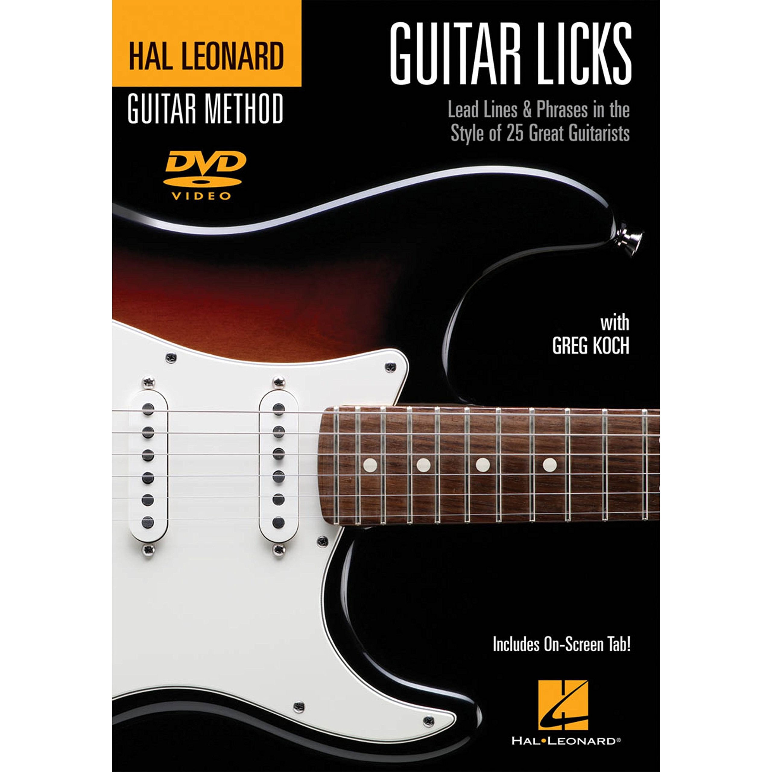 Guitar Licks - Greg Koch / Lead Lines And Phrases In The Style Of 25 Great Guitarists Soundtracks & Musicals