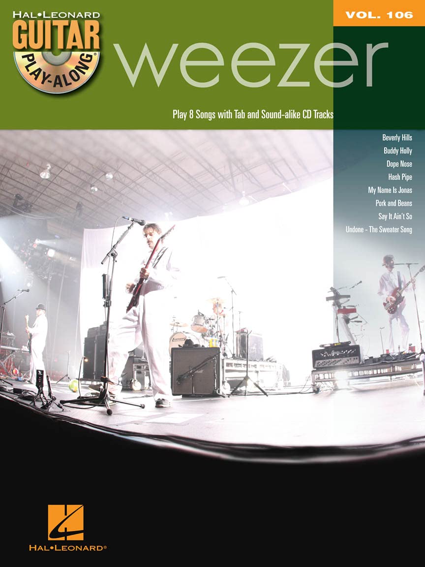 Guitar Play-Along Volume 106 Weezer Gtr Book/Cd (Guitar Play-along, 106, Band 106) Social Sciences