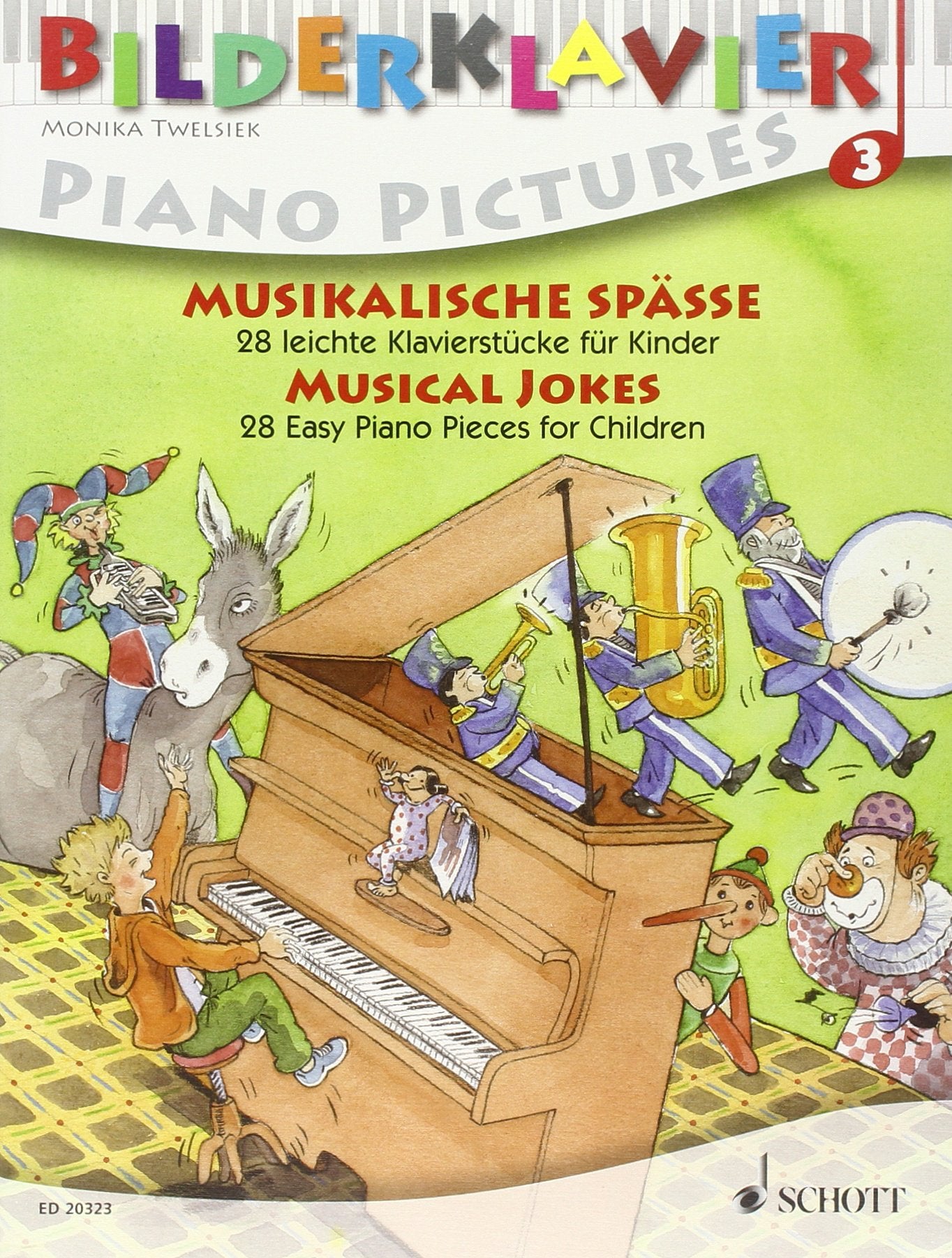 Musikalische Späße: 28 leichte Klavierstücke für Kinder. Band 3. Klavier. (Bilderklavier, Band 3) Sheet Music