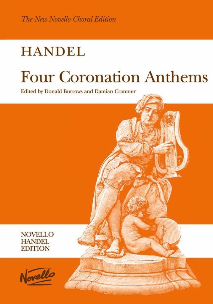 4 Coronation Anthems. Chœur Mixte et Piano/Orgue. Conducteur book
