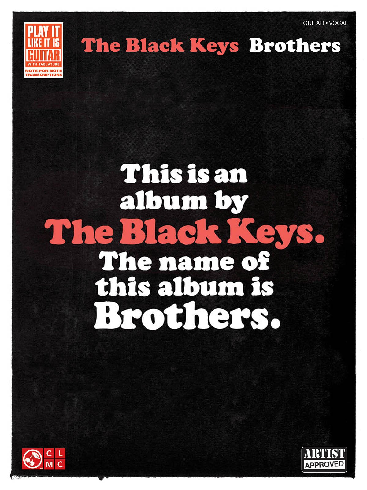 The black keys - brothers guitare book