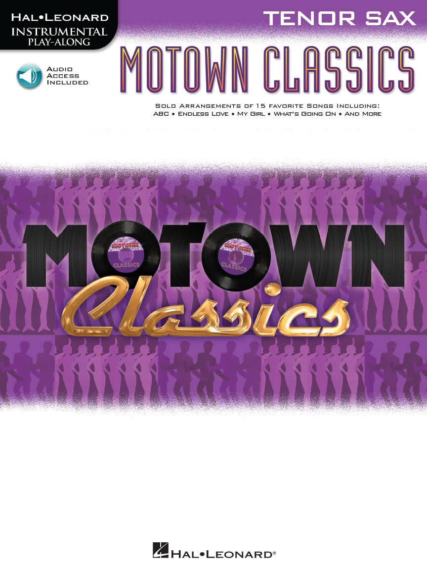 Instrumental Play Along Motown Classics Tenor Sax Bk/Cd book