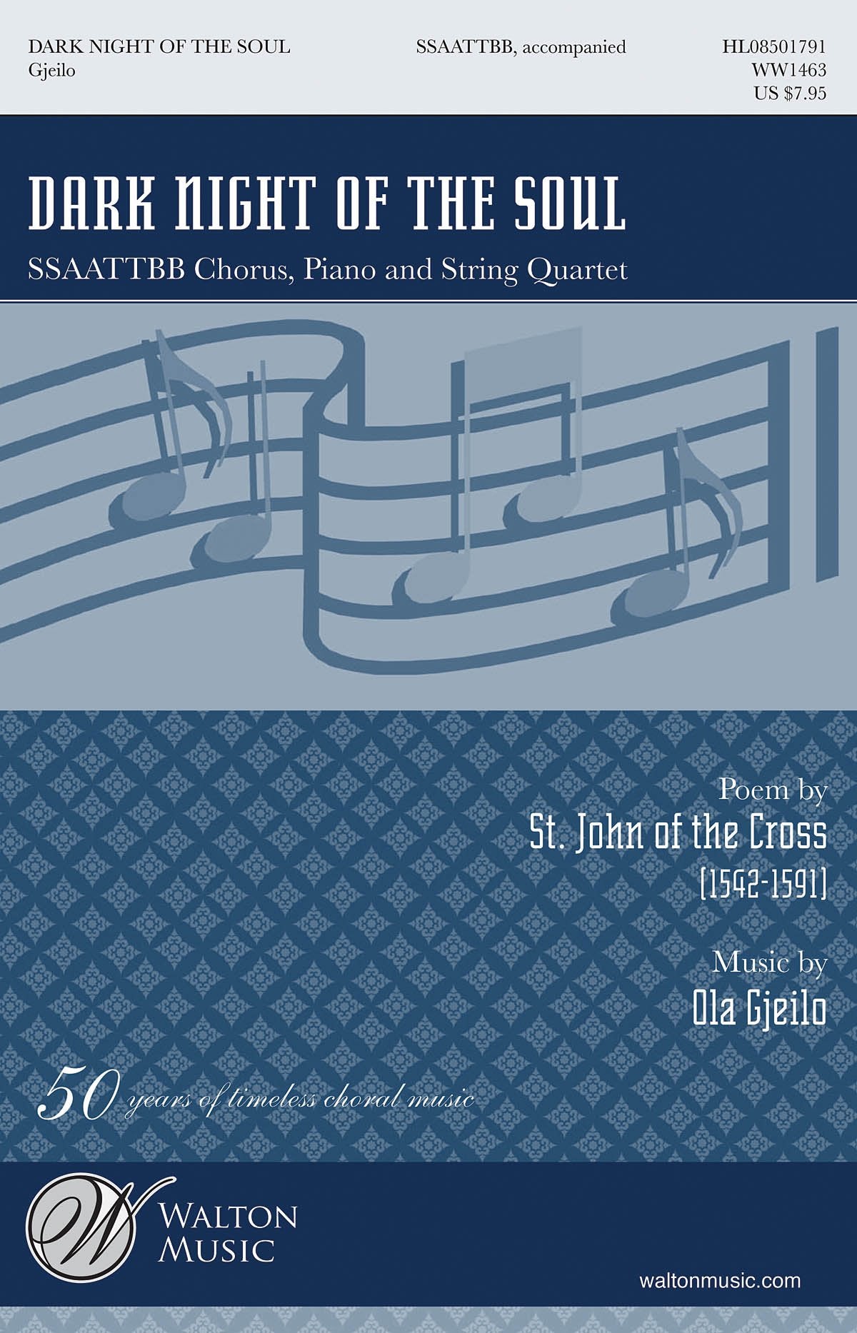Dark Night of the Soul. Gemischter Chor mit Ensemble. Chorpartitur Sheet Music