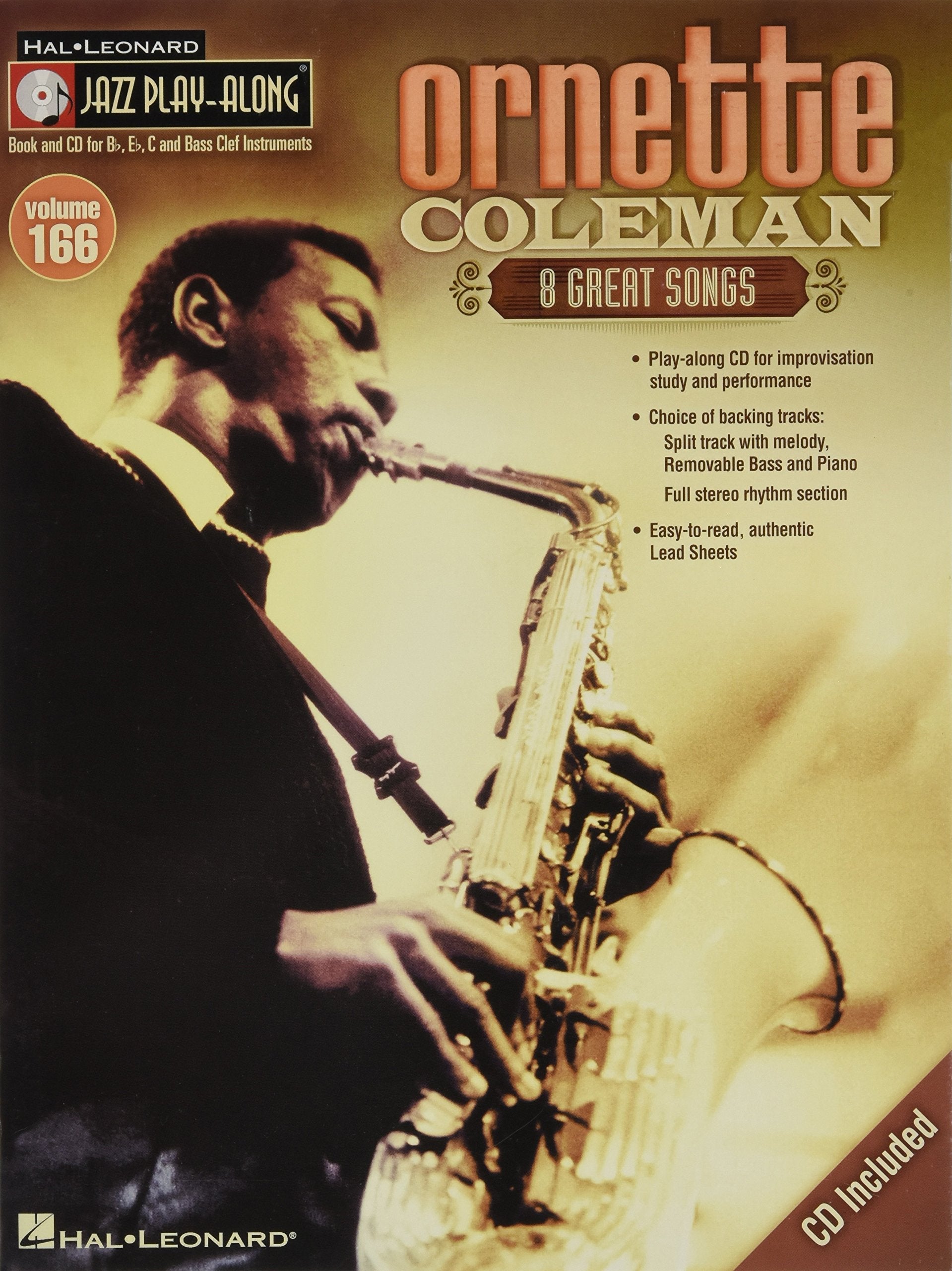 Ornette Coleman: For B Flat, E Flat, C and Bass Clef Instruments book