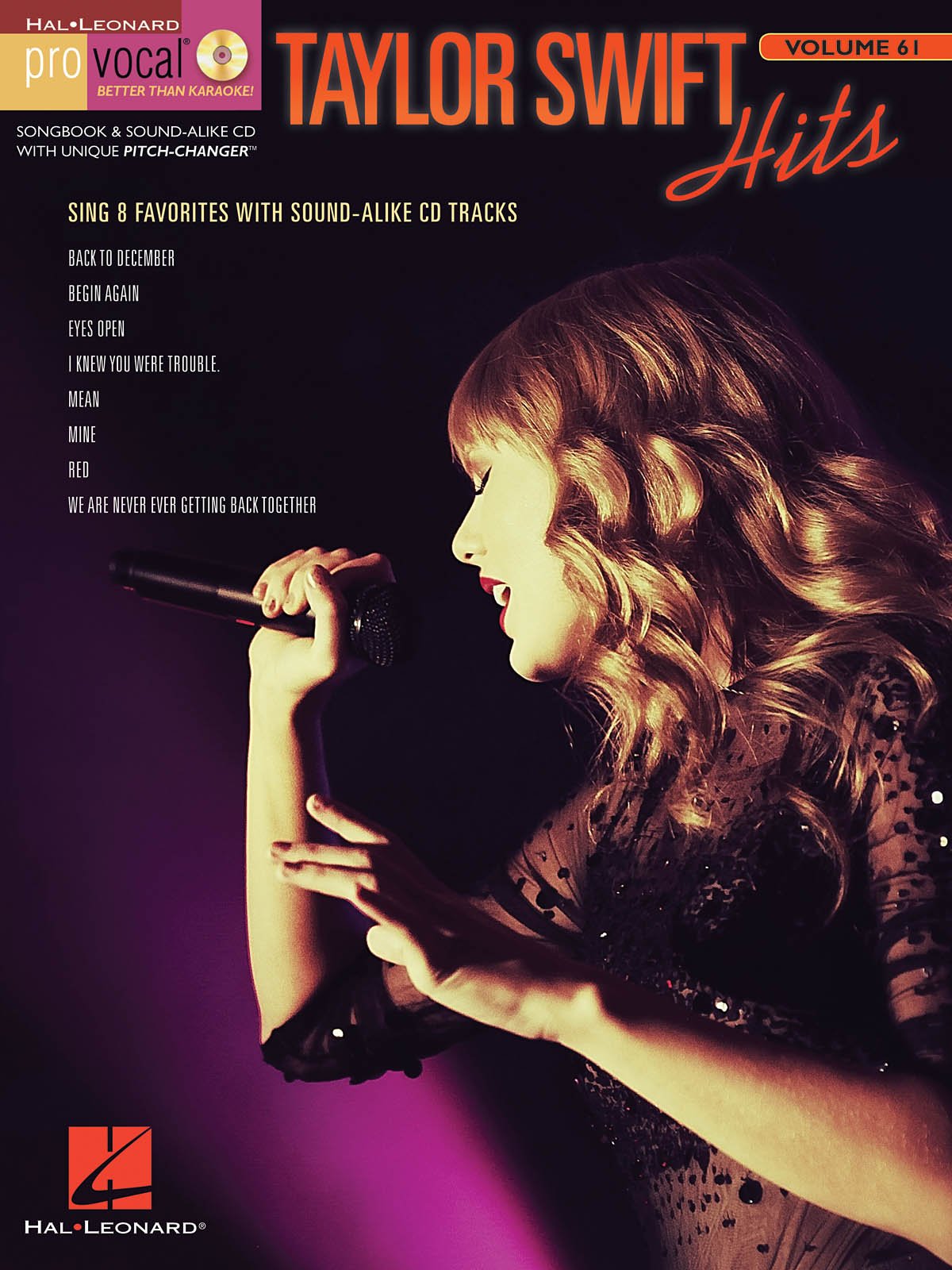 Taylor Swift Hits: Pro Vocal Women's Edition Volume 61 Sheet Music