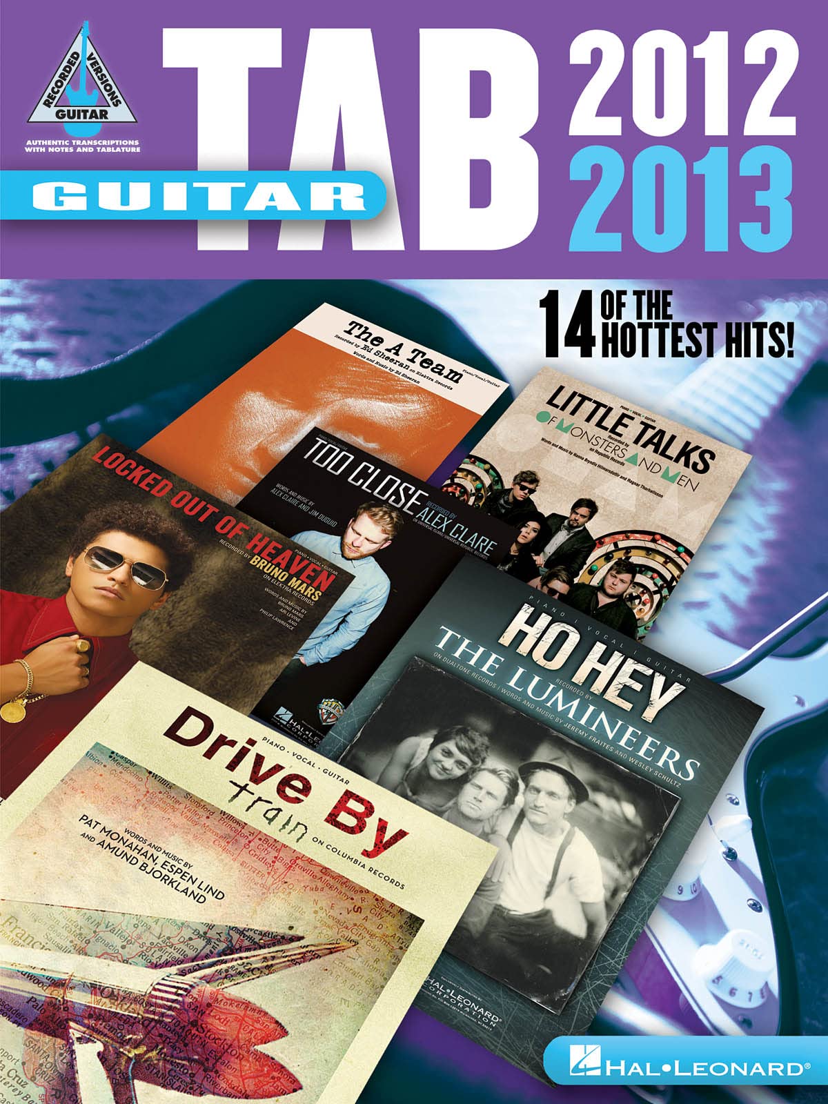 Guitar Tab 2012-2013: Noten, Songbook für Gitarre (Guitar Recorded Versions) Sheet Music