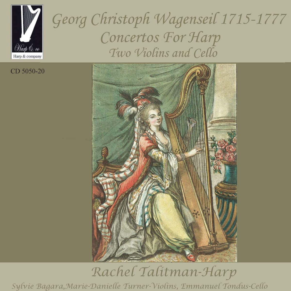 Concertos for Harp,Two Violins and Cello Classical