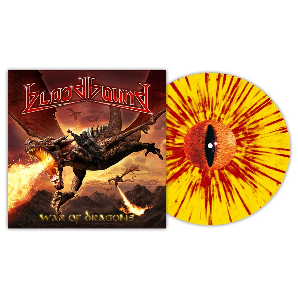 War Of Dragons (Gtf.Yellow-Red Splatter Vinyl) Metal & Hardrock