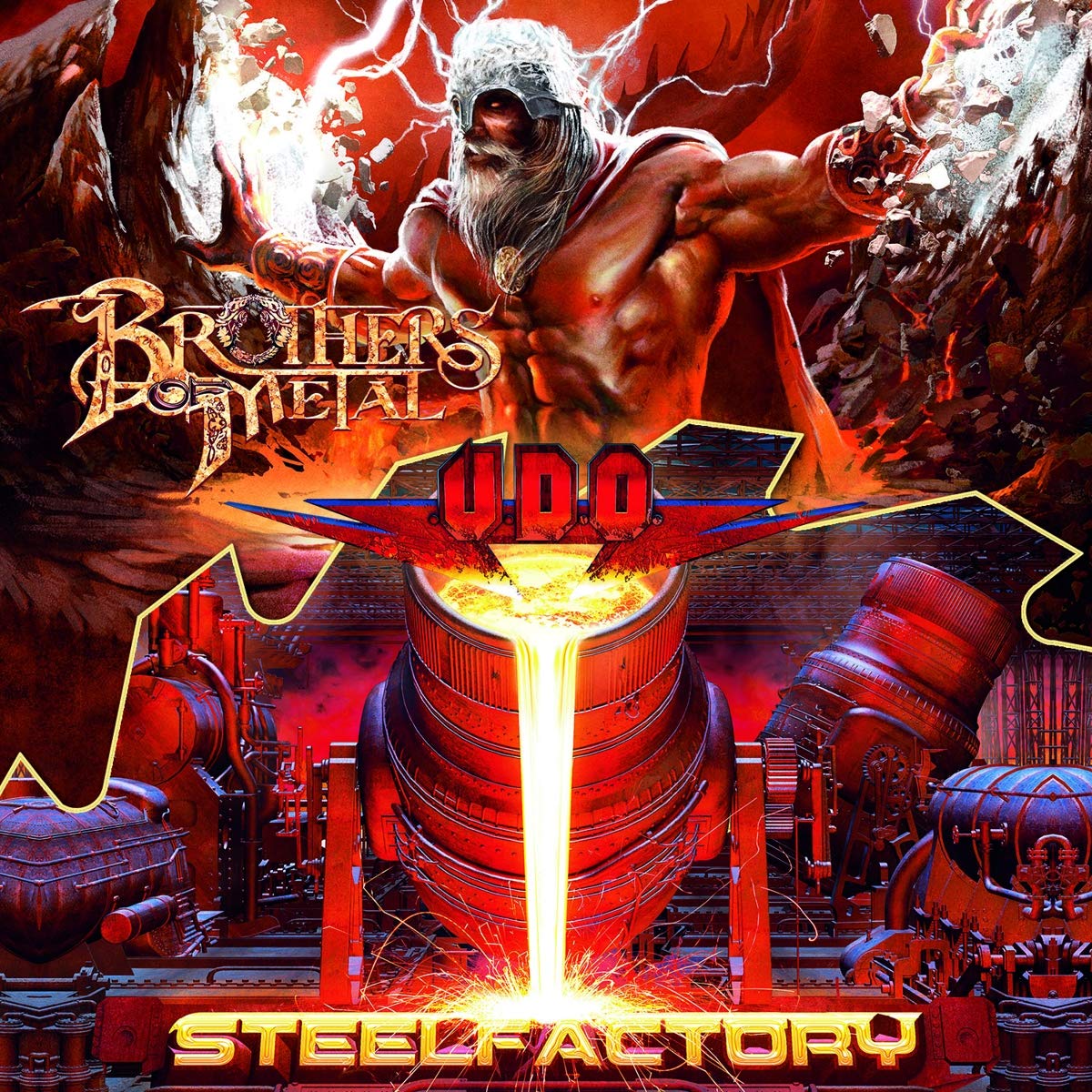 Fire Blood and Steel/Blood and Fire (Lim.Shape) Metal & Hardrock