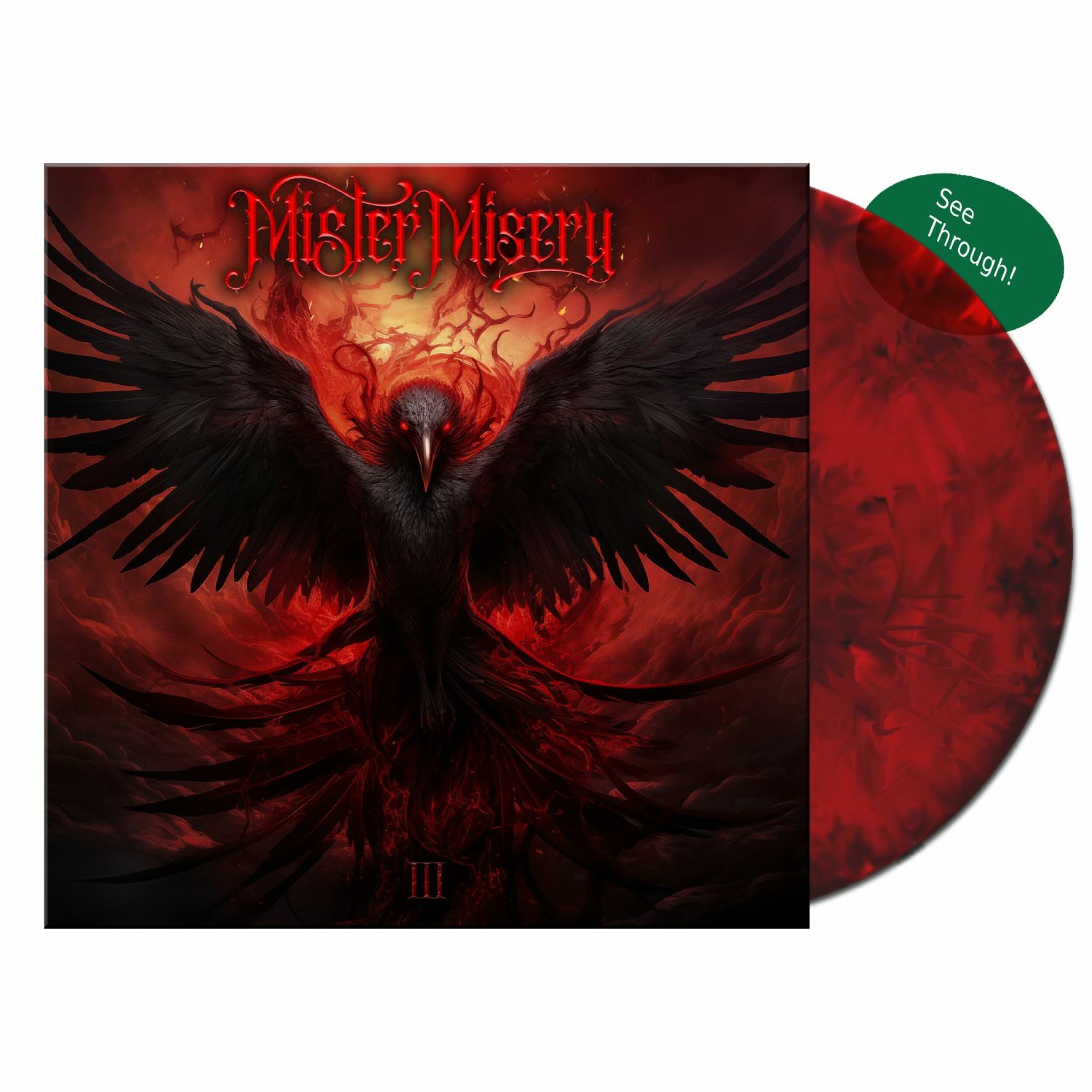 Mister Misery (Transp. Red/Black Marbled Vinyl) Metal & Hardrock
