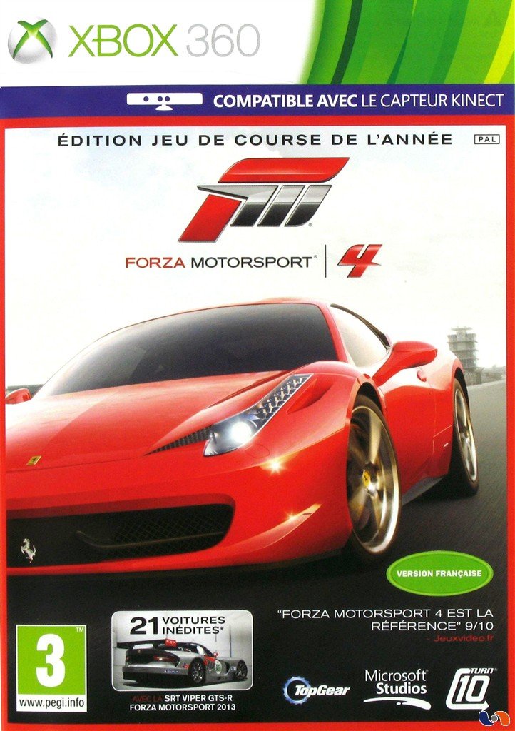 Forza motorsport 4 - édition jeu de course de l'année game