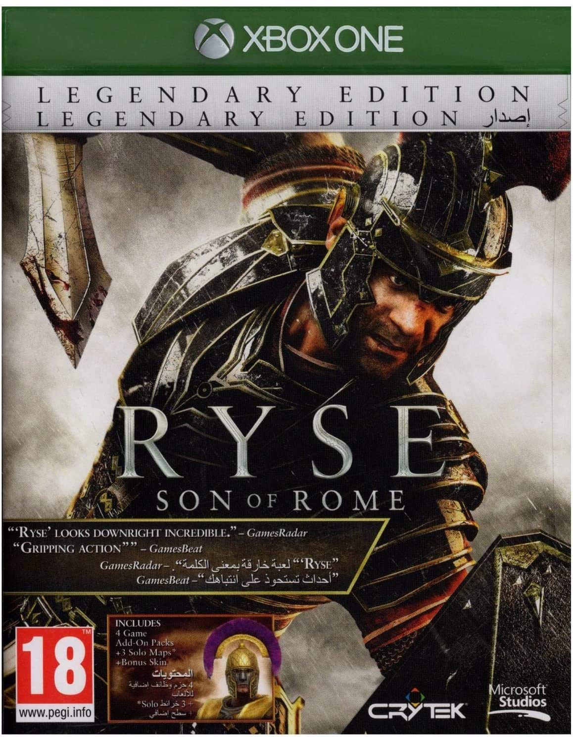 Ryse: Son Of Rome - Legendary Edition (Xbox One) Deutsche Sprache Xbox One