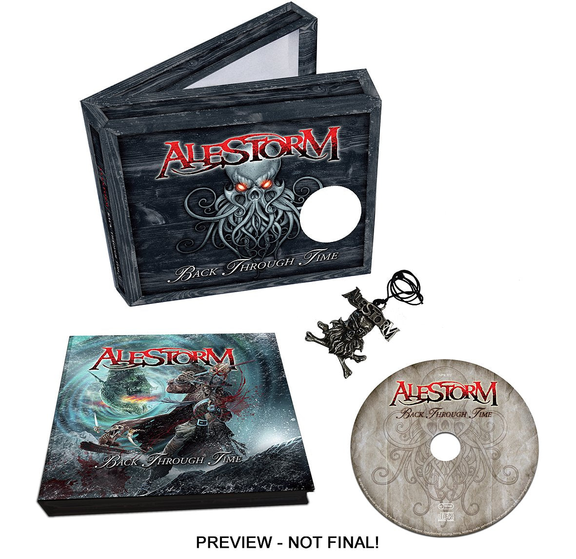 Back Through Time (Limited Edition Box inkl. Mediabook + Alestorm-Kette) Metal & Hardrock