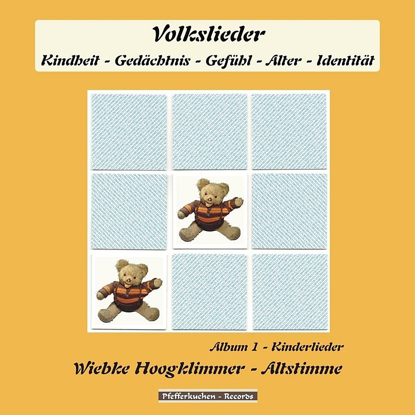 Kinderlieder: Album1: "Volkslieder: Kindheit: Gedächtnis: Gefühl: Alter: Identität" (Alzheimer) Music for Children