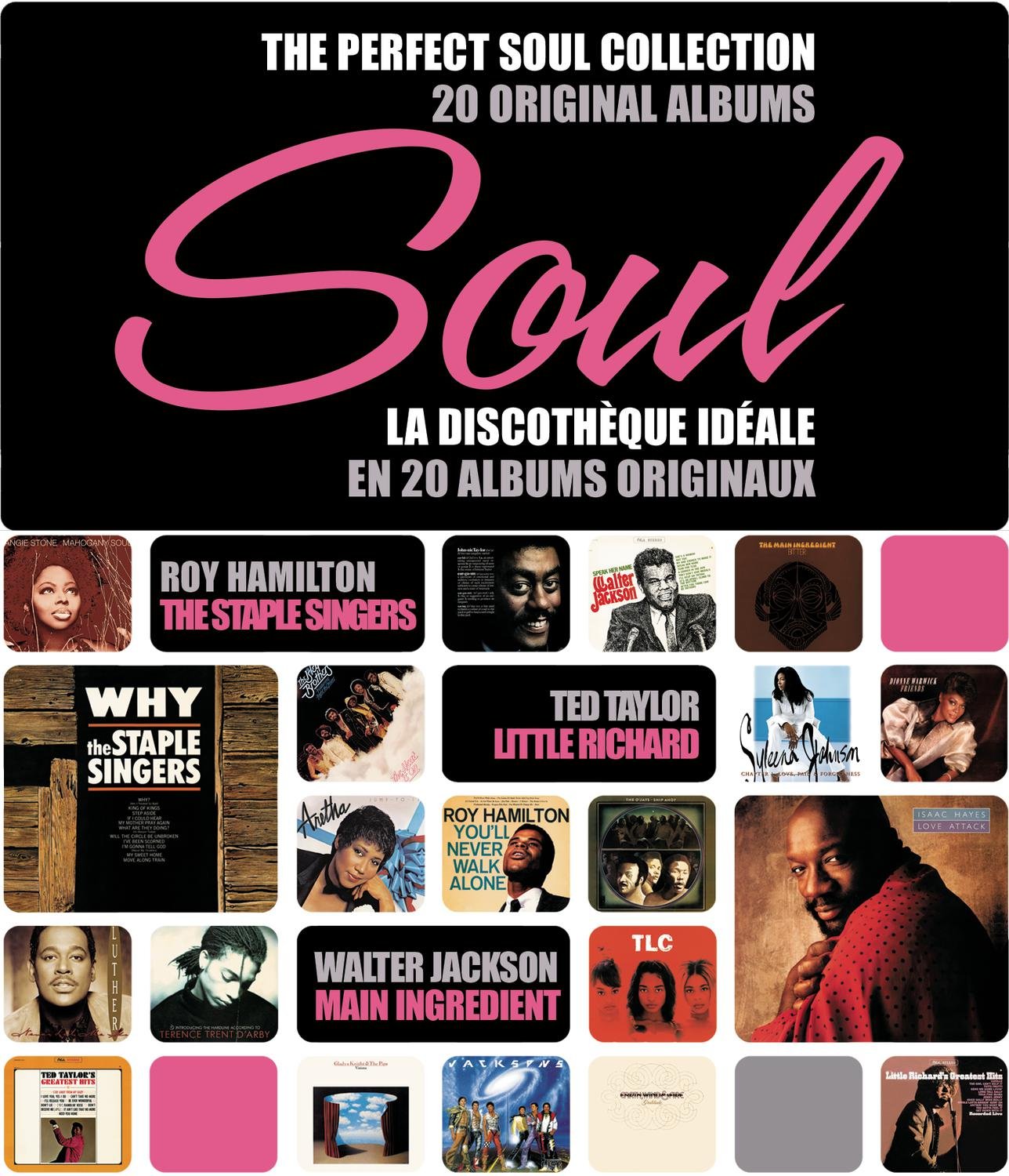 Soul-la Discotheque Ideale en 20 Albums Originaux Pop