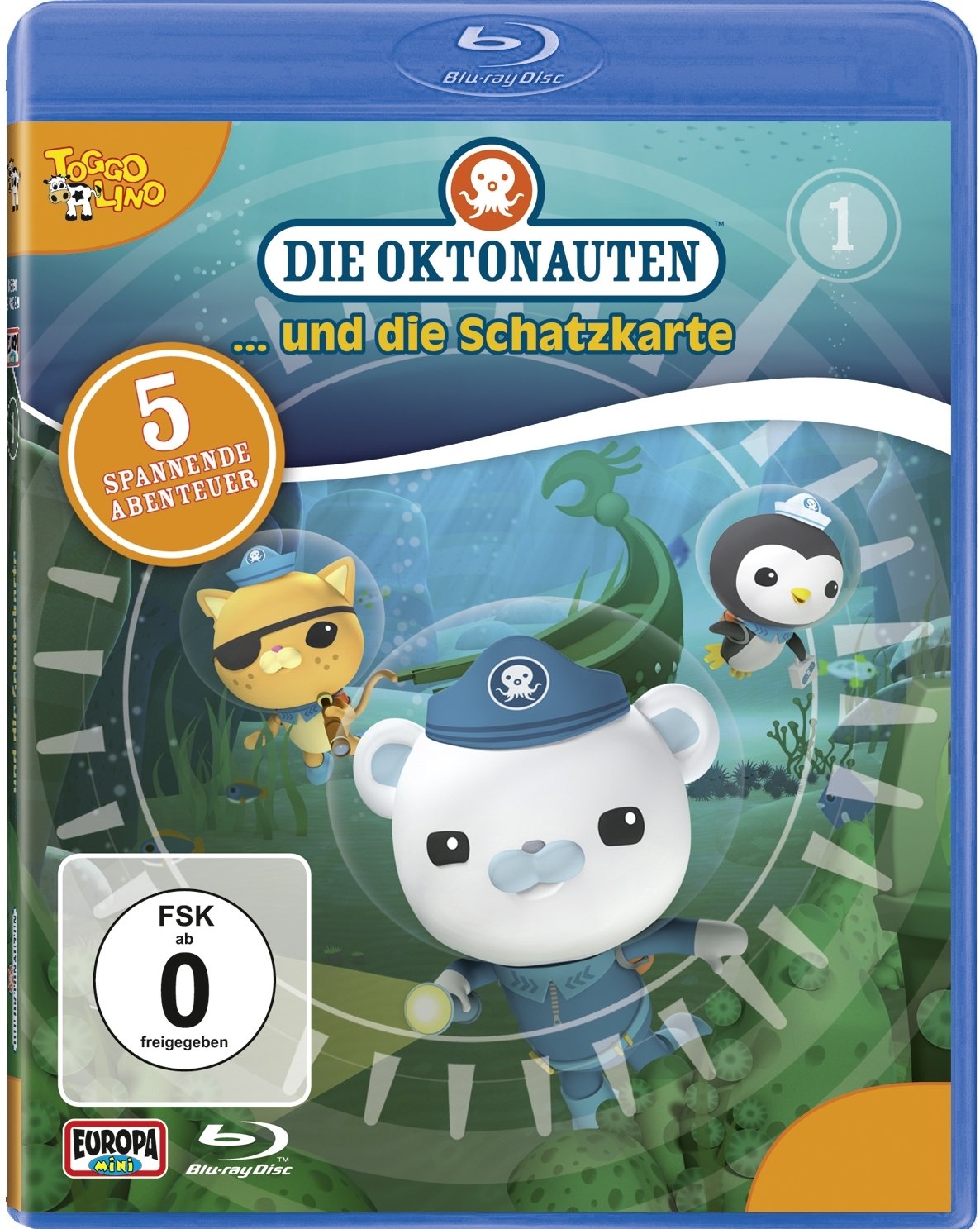 Die Oktonauten 01 ...und die Schatzkarte dvd