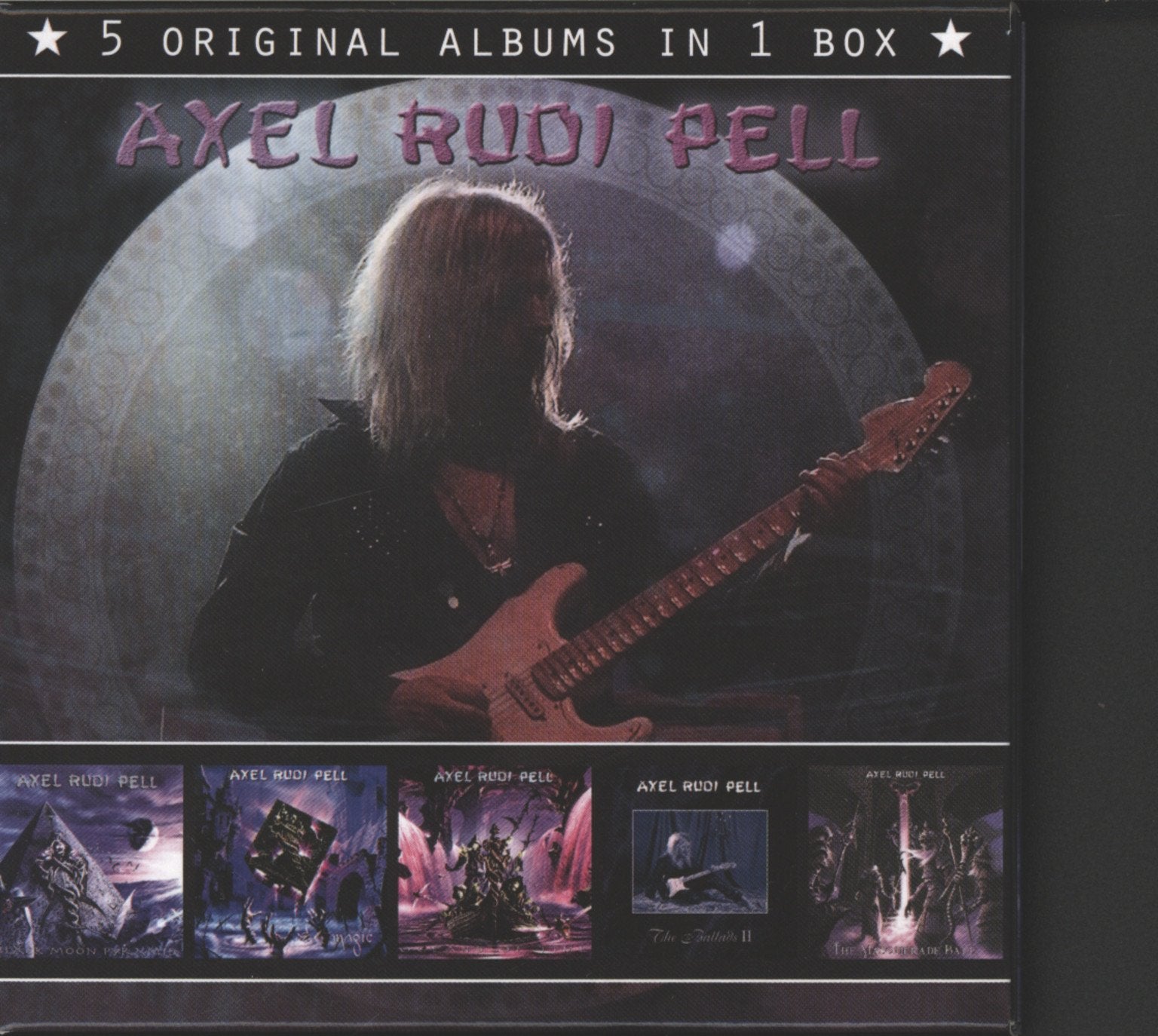5 original albums in 1 box Metal & Hardrock