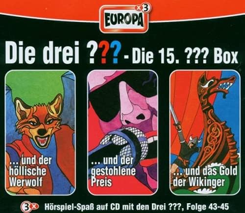 Die drei ??? Box 15. Folgen 43-45 (drei Fragezeichen) 3 CDs Children & Young People Audio Books
