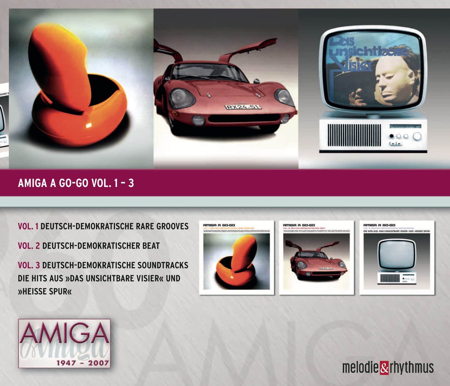 Amiga a Go Go Vol. 1-3/Das unsichtbare Visier/Heiße Spur Pop