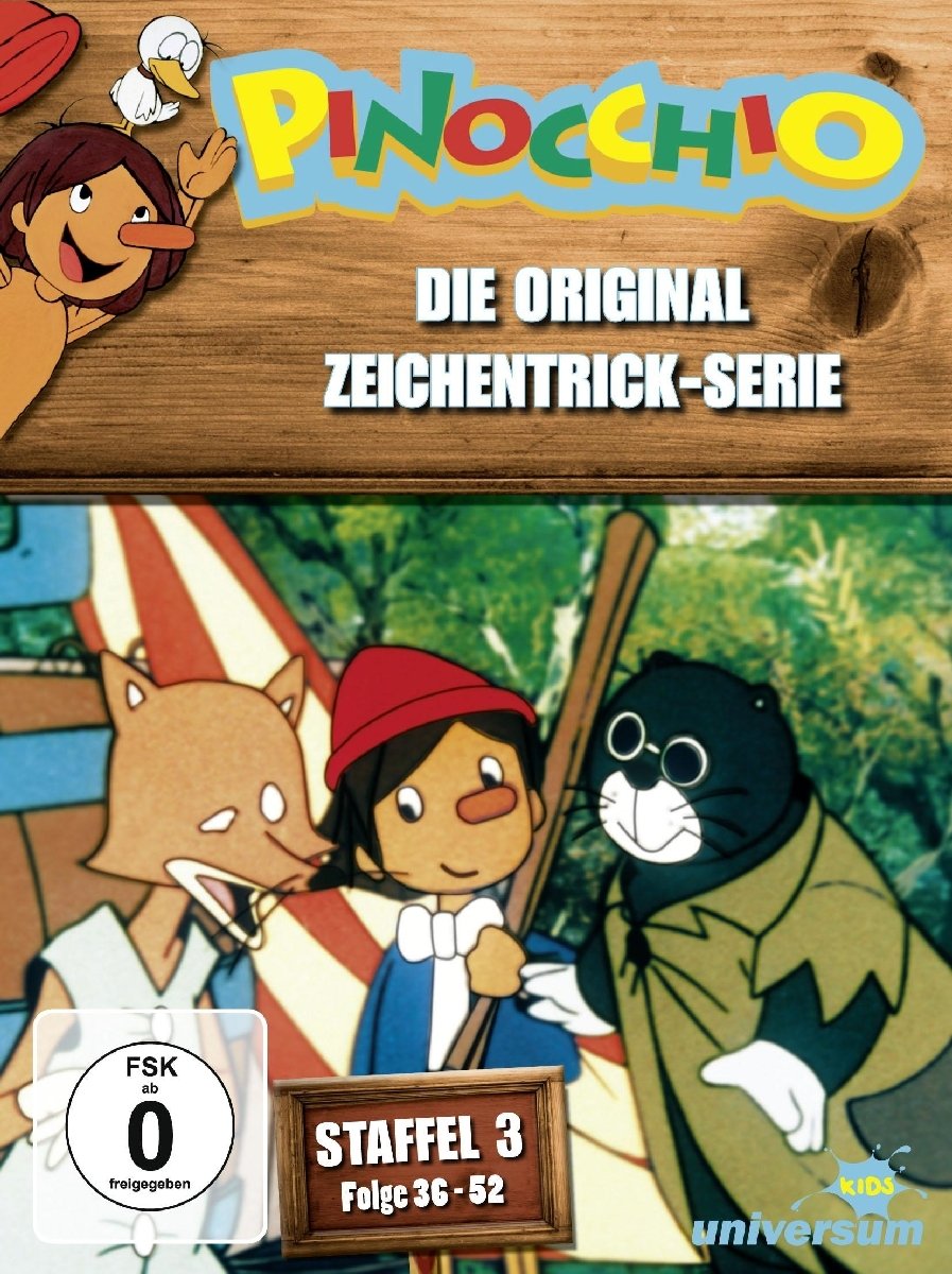 Pinocchio - Die Original Zeichentrick-Serie, Staffel 3, Folge 36-52 Box sets