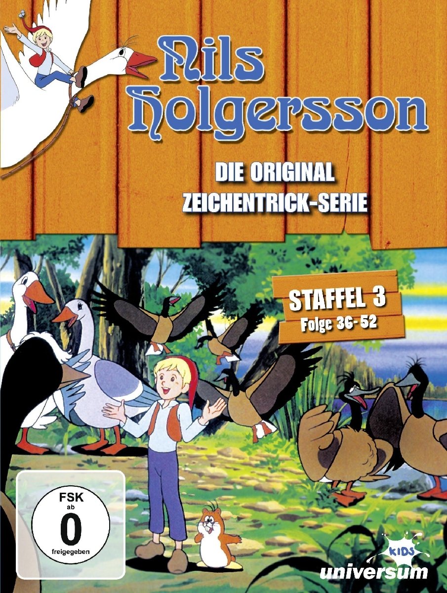 Nils Holgersson - Die Original Zeichentrick-Serie, Staffel 3 (Folge 36-52) Box sets
