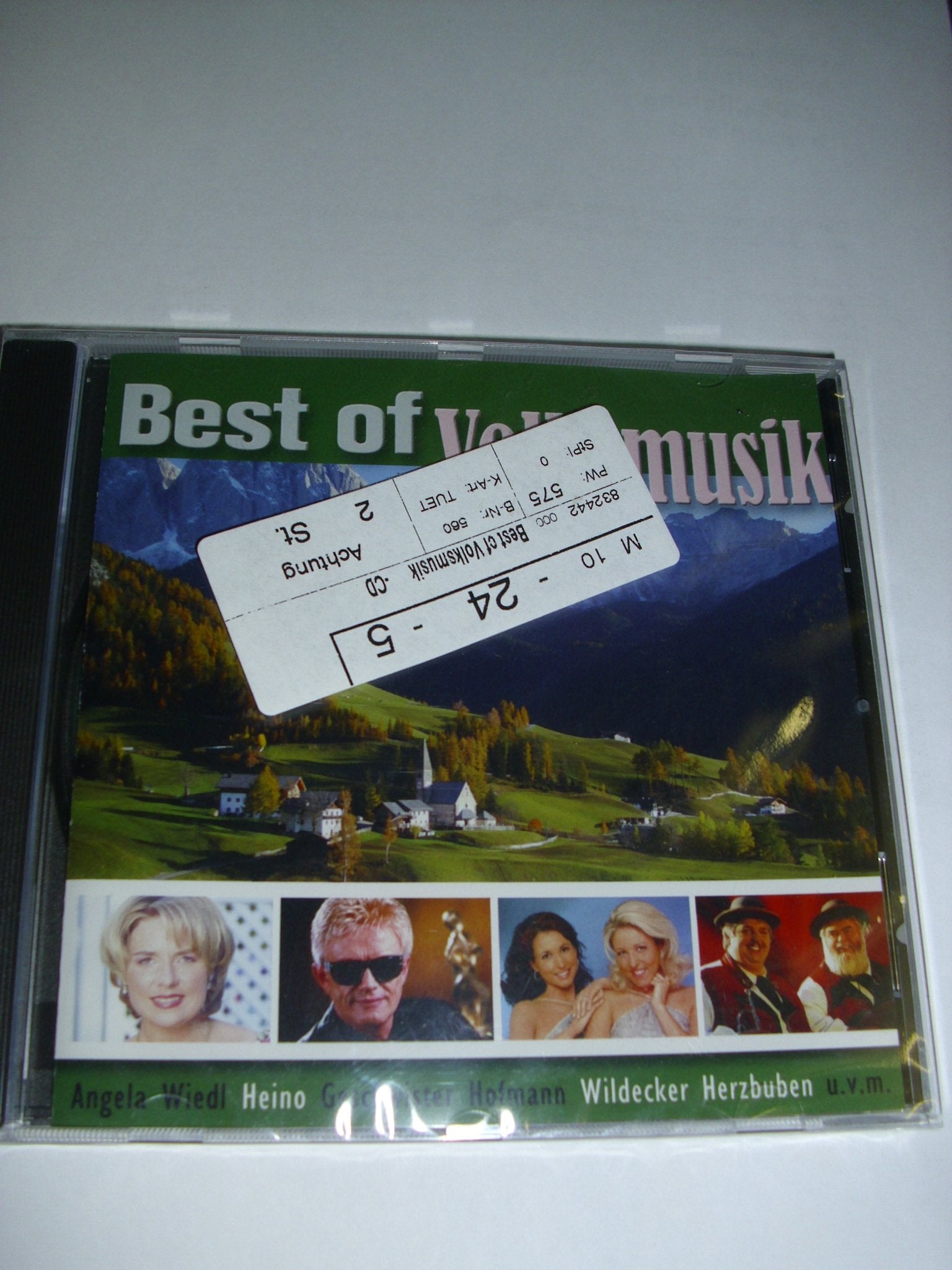 Best of Volksmusik mit Heino, Angela Wiedl, Geschwister Hofmann, Duo Treibsand, Maria und Margot Hellwig, Gaby Albrecht uvm. CD mit 16 Hits Music