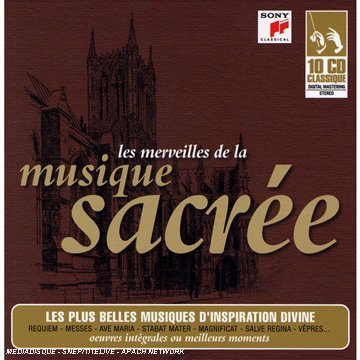 Coffret 10 CD : Les Merveilles De La Musique Sacree dvd