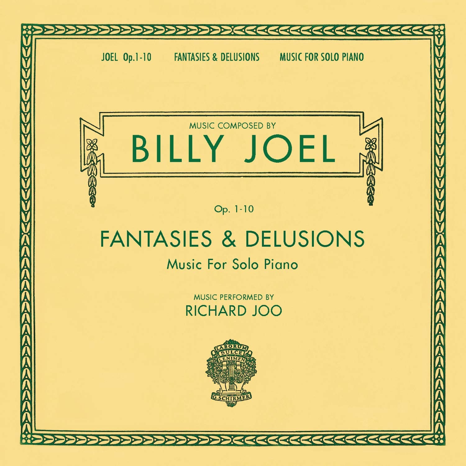 Billy Joel Opus 1-10 Fantasies & Delusions Music for Solo Piano Classical