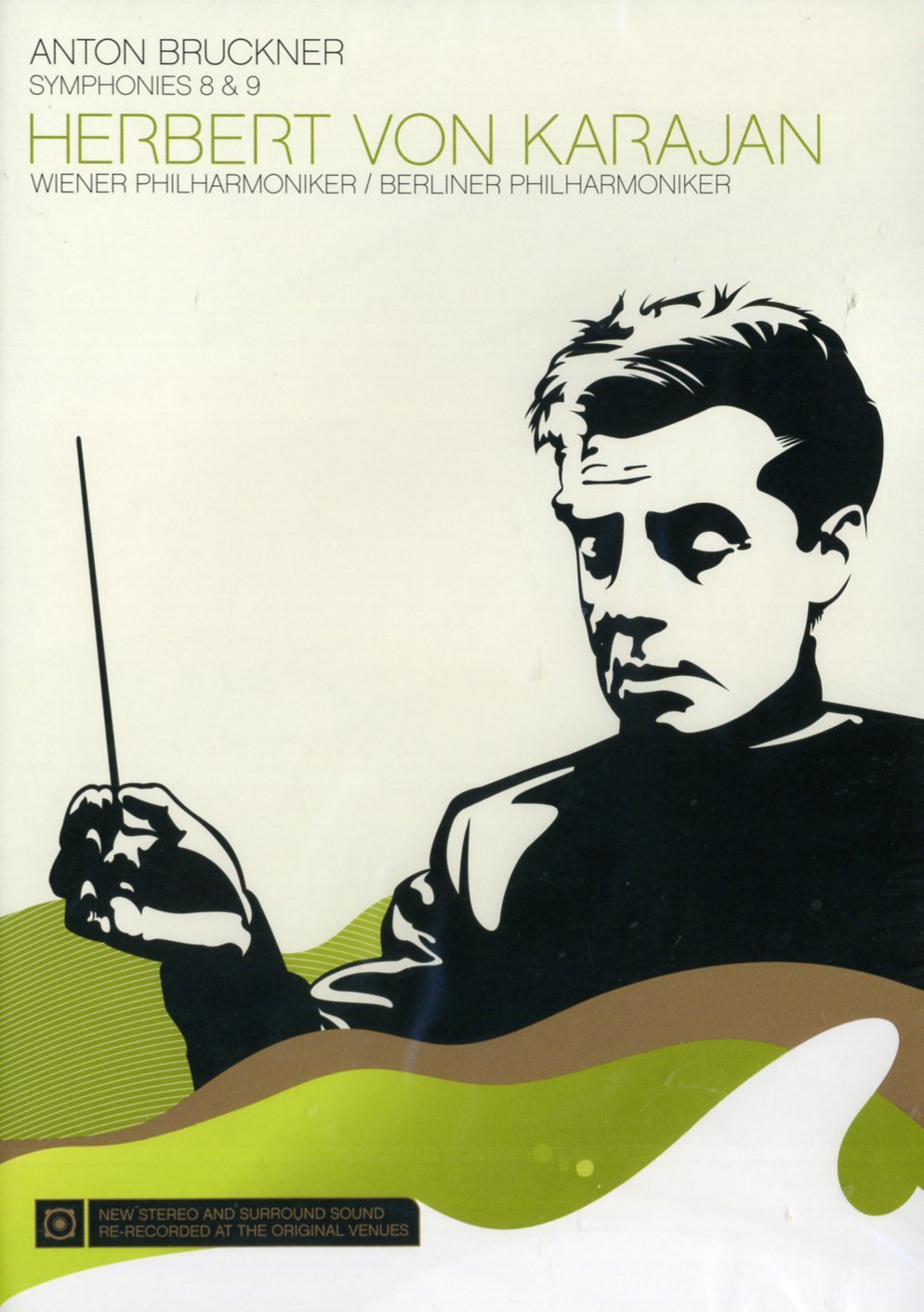Herbert Von Karajan : Anton Bruckner The Symphonies 8 & 9 dvd