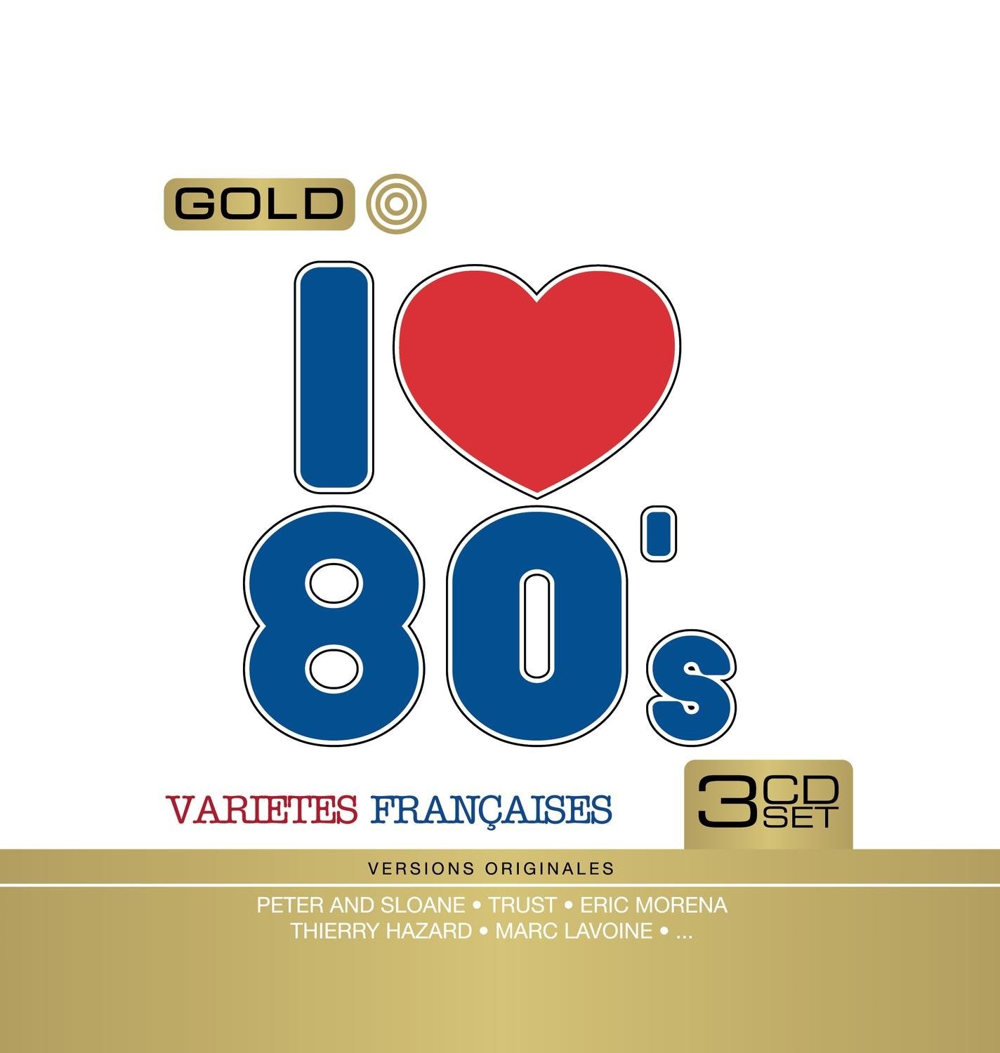 I Love 80's Variété Française (Coffret Metal 3 CD) cd