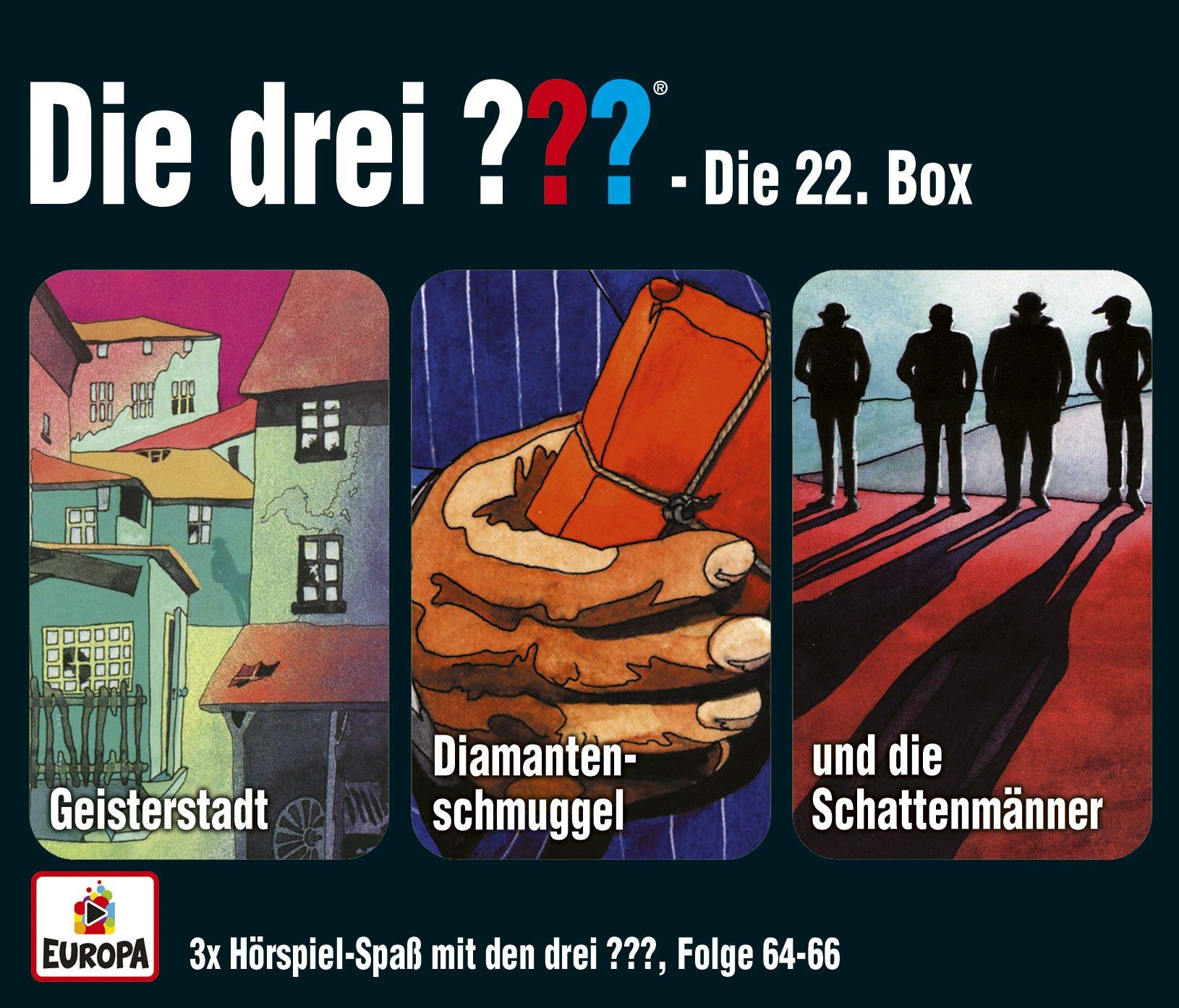 Die drei ??? Box 22. Folgen 64 - 66 (drei Fragezeichen) 3 CDs cd