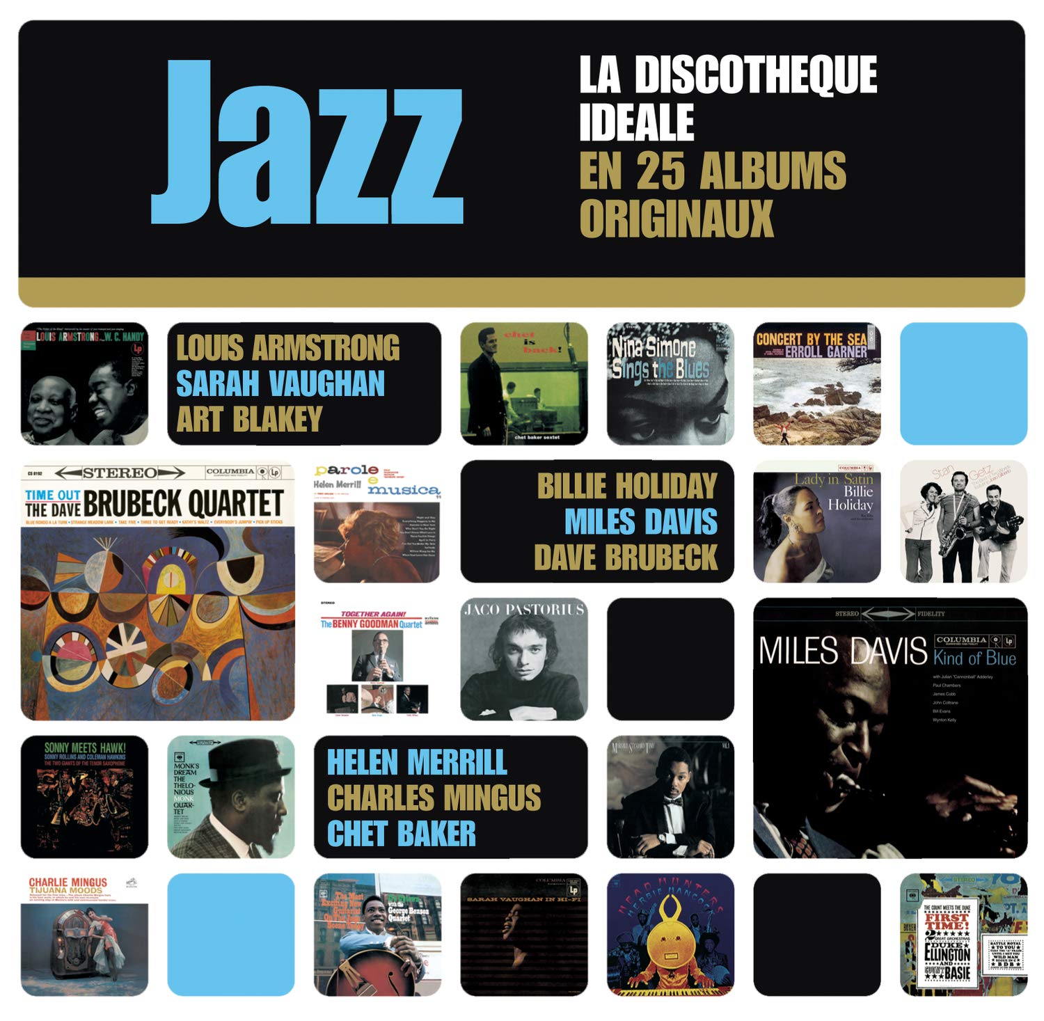 La Discotheque Ideale en 25 Albums Originaux Jazz